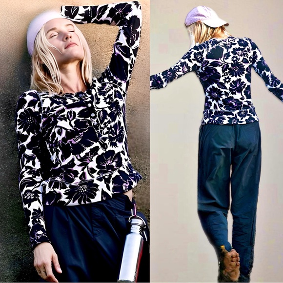 NWT Free People Movement Rally Printed Layer Top - Picture 12 of 15